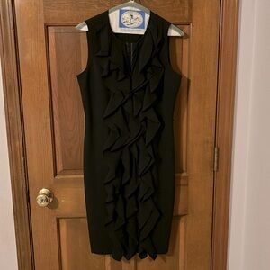 Calvin Klein v-neck midi dress